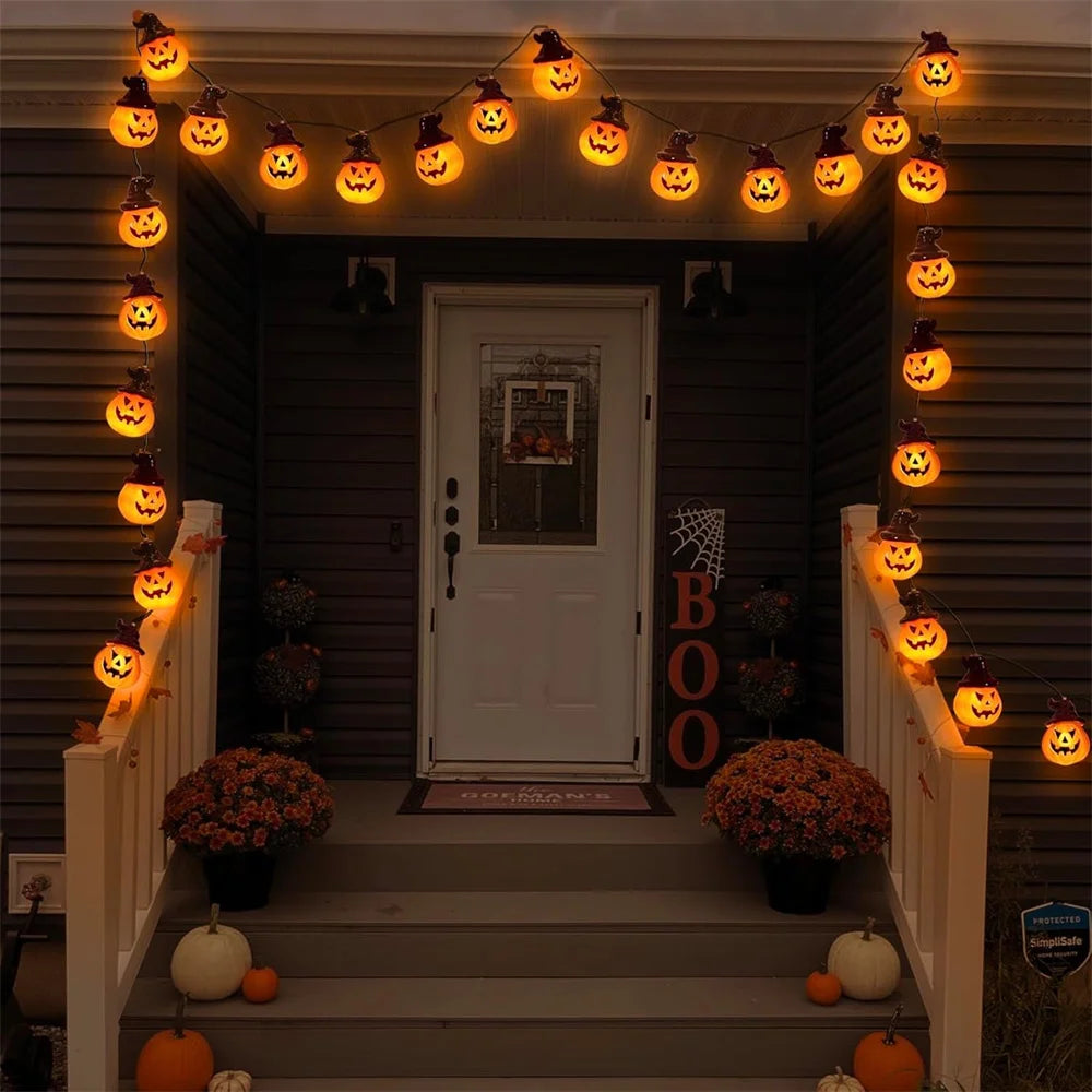 Spooky Solar Pumpkin Lights