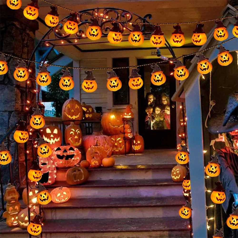 Spooky Solar Pumpkin Lights