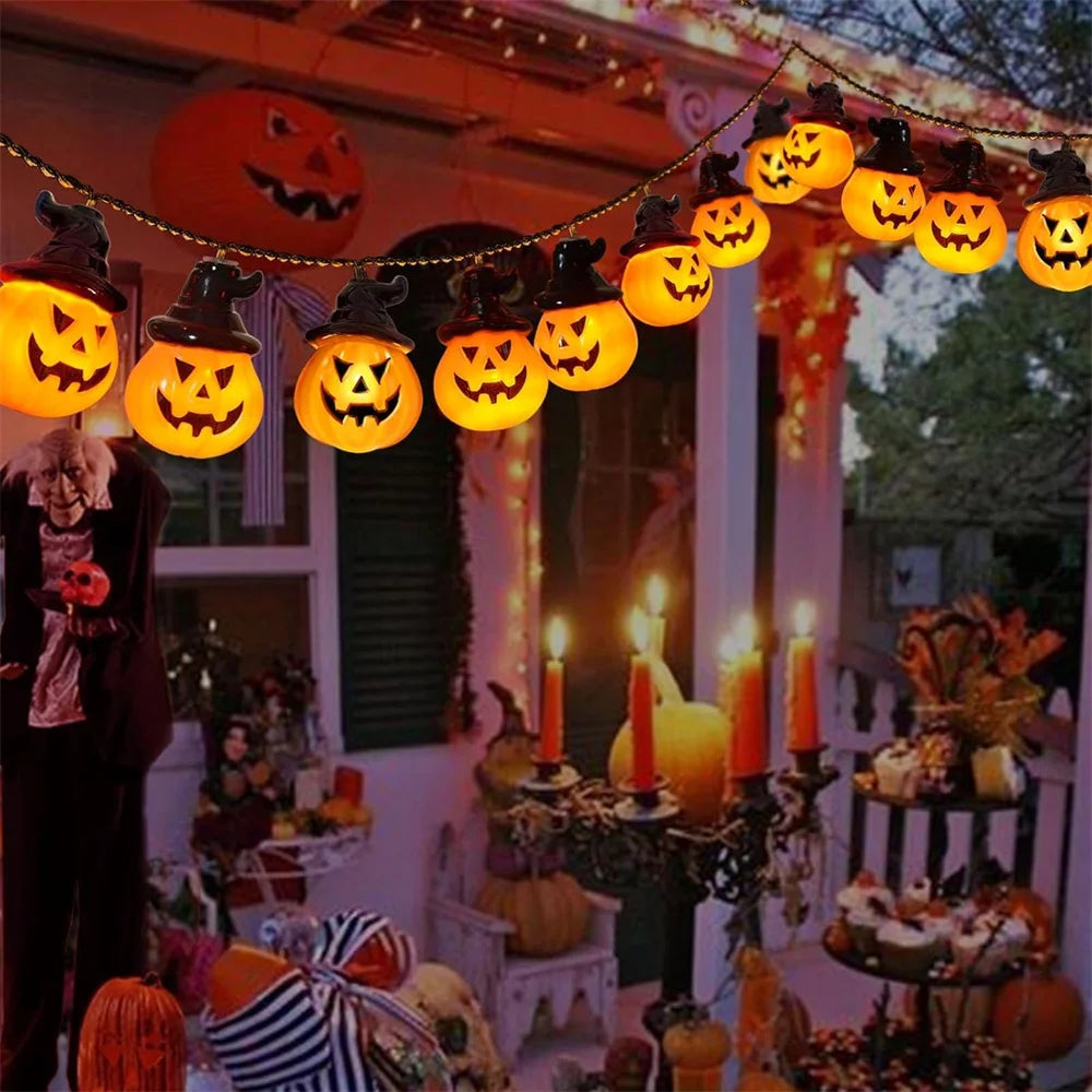 Spooky Solar Pumpkin Lights
