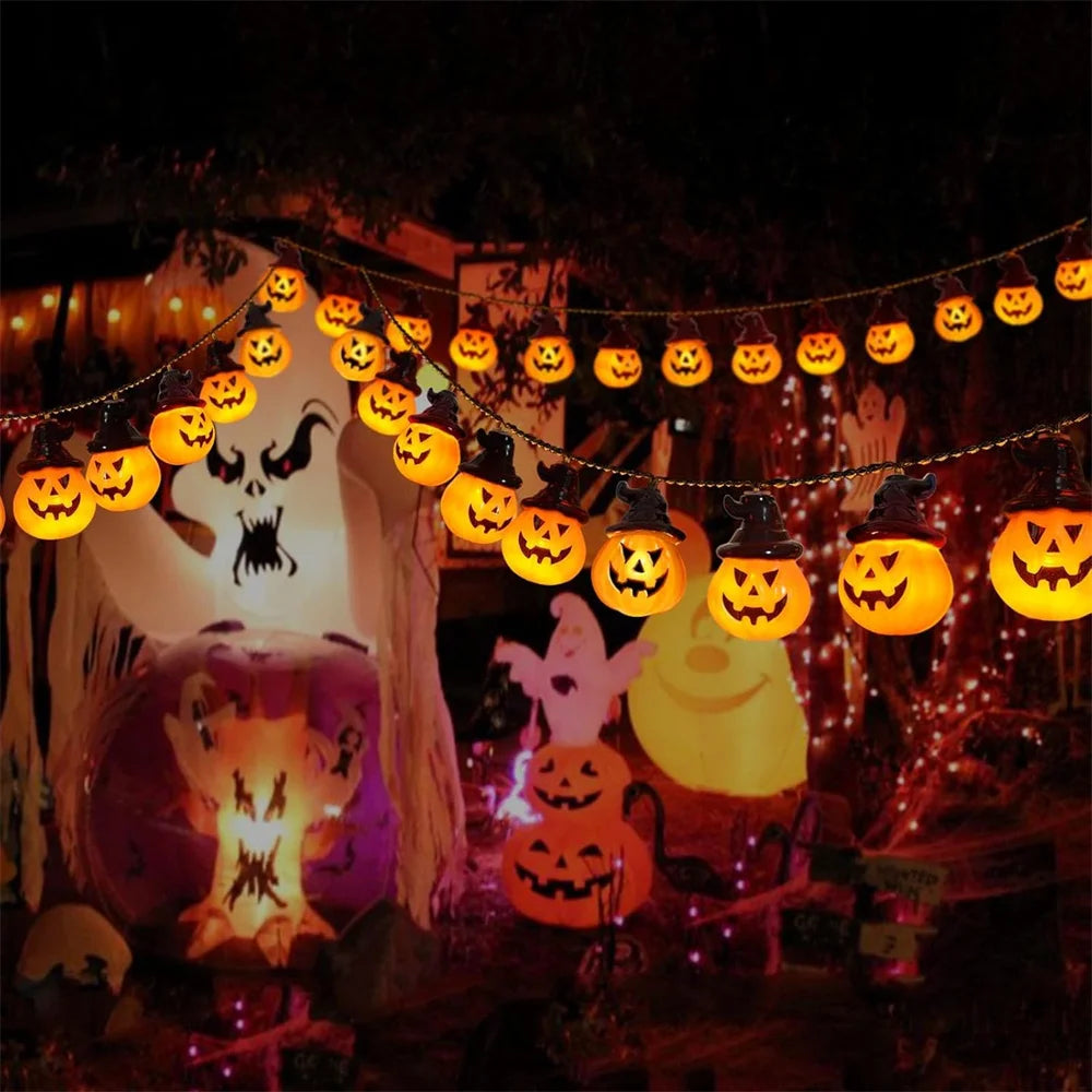 Spooky Solar Pumpkin Lights