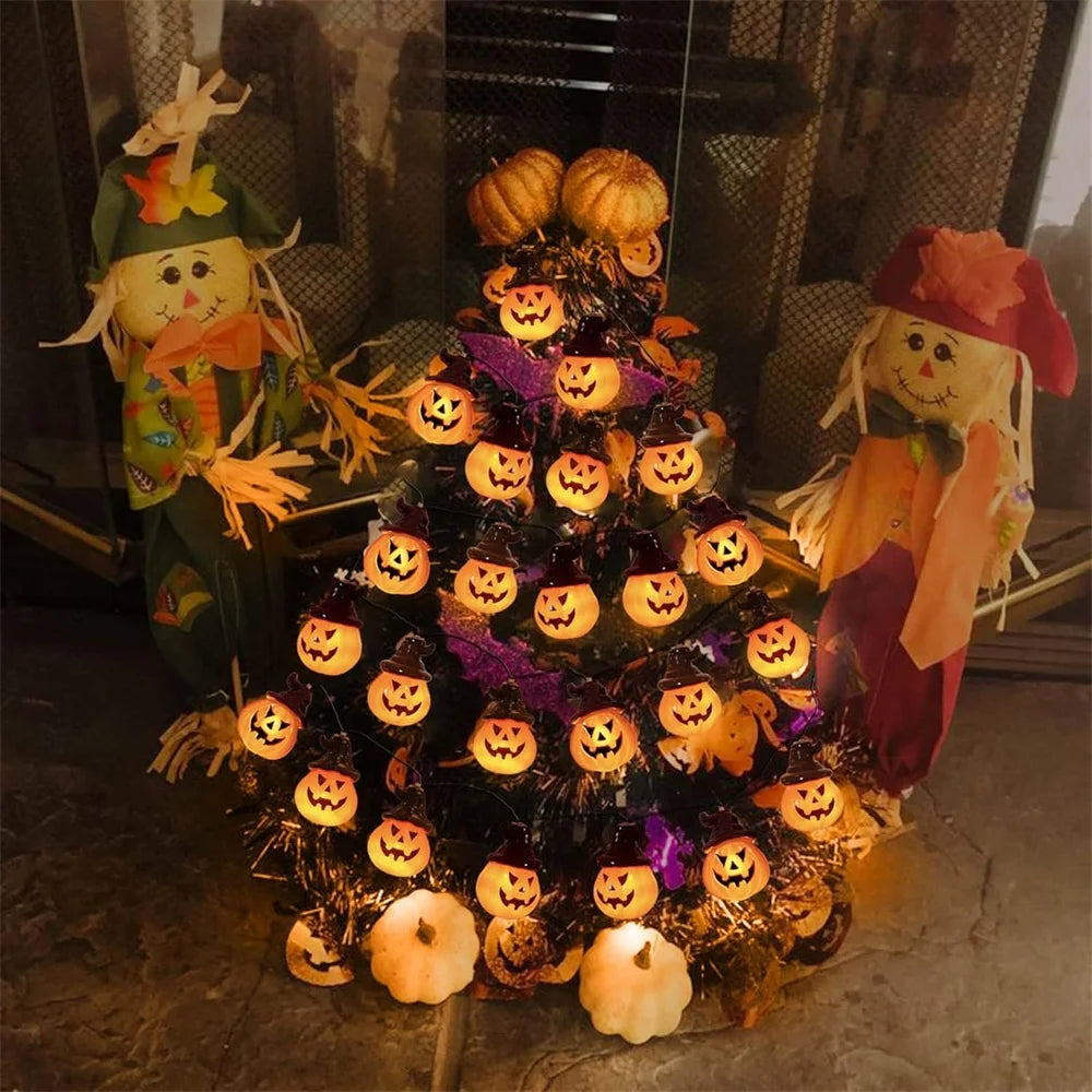 Spooky Solar Pumpkin Lights