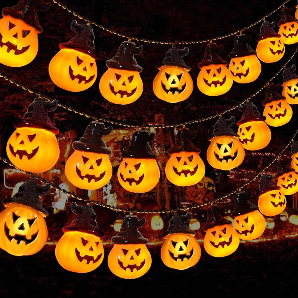 Spooky Solar Pumpkin Lights